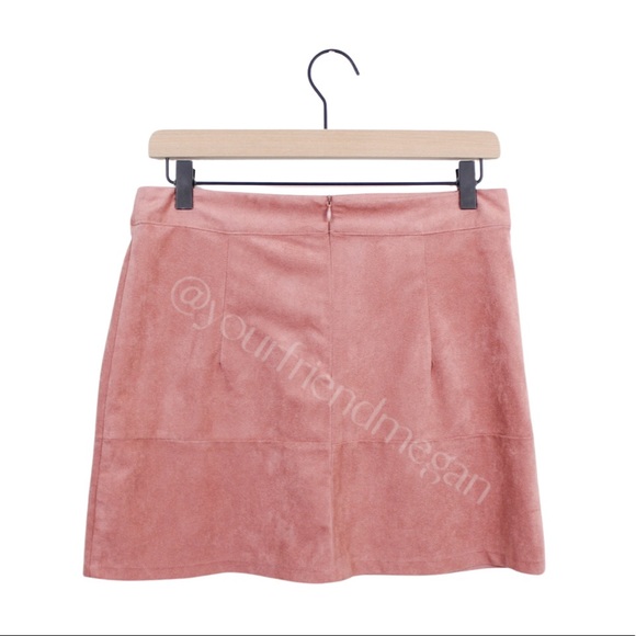 Lulus Shenandoah Mauve Suede Mini Skirt - Picture 5 of 8